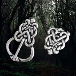 Silver Plated Ringerike Style Knotwork Viking Buckle Set -The Viking Dragon Shop pp silver plated viking knotwork buckle set