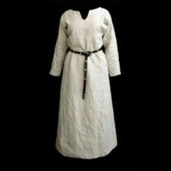 Handmade Natural Linen Women's Viking Dress