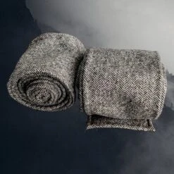 Herringbone Weave Wool Leg Wraps / Viking Winingas -The Viking Dragon Shop ro wool herringbone dark grey leg wraps