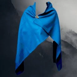 Handmade Wool Viking Cloak -The Viking Dragon Shop ro wool viking cloak blue