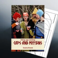 The Complete Set Of 10 Viking Age Clothing Books -The Viking Dragon Shop sb caps and mittens booklet with pullout patterns 1
