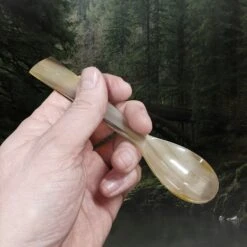 Small Horn Porridge Spoon