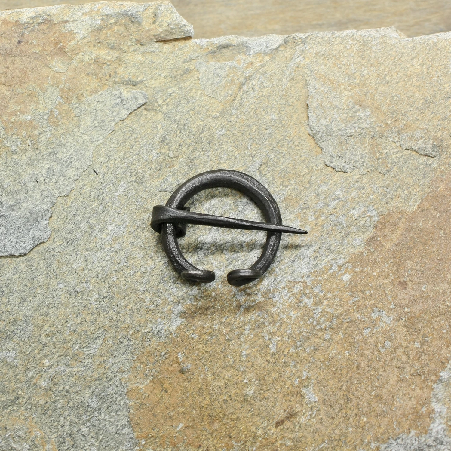 Plain Iron Penannular Brooch / Cloak Pin 2 Plain Iron Penannular Brooch / Cloak Pin - Image 2