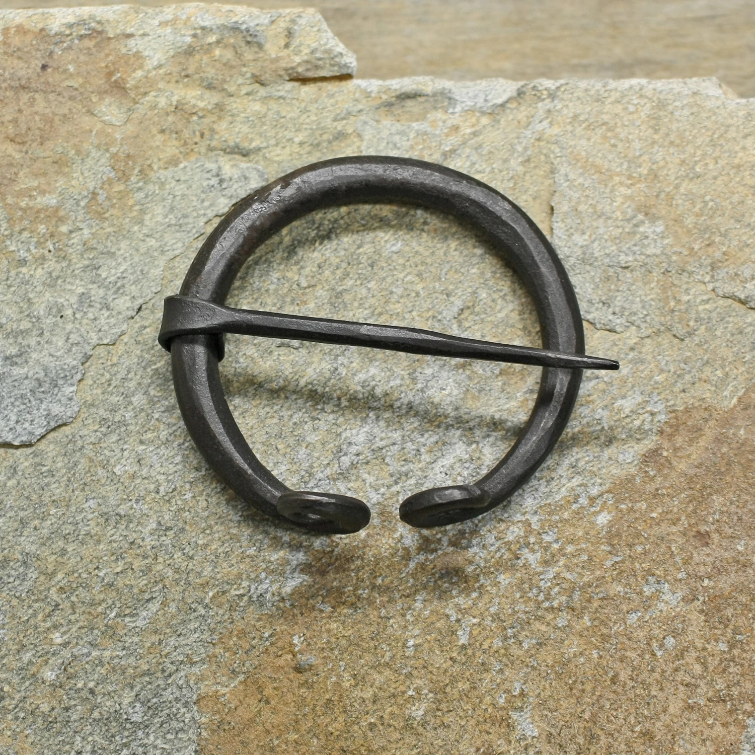 Plain Iron Penannular Brooch / Cloak Pin 4 Plain Iron Penannular Brooch / Cloak Pin - Image 4