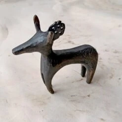 Bronze Age Scandinavian Bronze Bull / Reindeer Animal Statuette