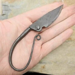 Woman's Folding Viking Knife Replica -The Viking Dragon Shop sg folding viking knife replica on hand