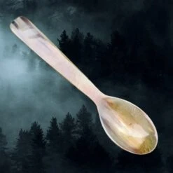 Large Horn Porridge Spoon -The Viking Dragon Shop sg horn viking spoon