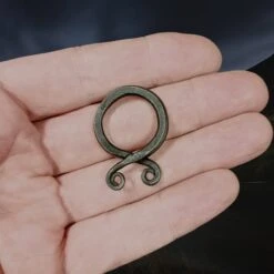 Iron Odal Rune Pendant -The Viking Dragon Shop sg iron odal pendant on hand