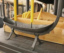Hand-Forged Viking Longship Iron Candle Holder -The Viking Dragon Shop sg longship candle holder on rack 708475
