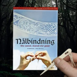 Nalbinding Instruction Book -The Viking Dragon Shop sg nalbinding book with needle