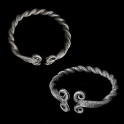 Twisted Iron Viking Bracelet / Arm Ring 9 Twisted Iron Viking Bracelet / Arm Ring -The Viking Dragon Shop sg twisted iron bracelet