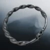 Twisted Iron Viking Bracelet / Arm Ring