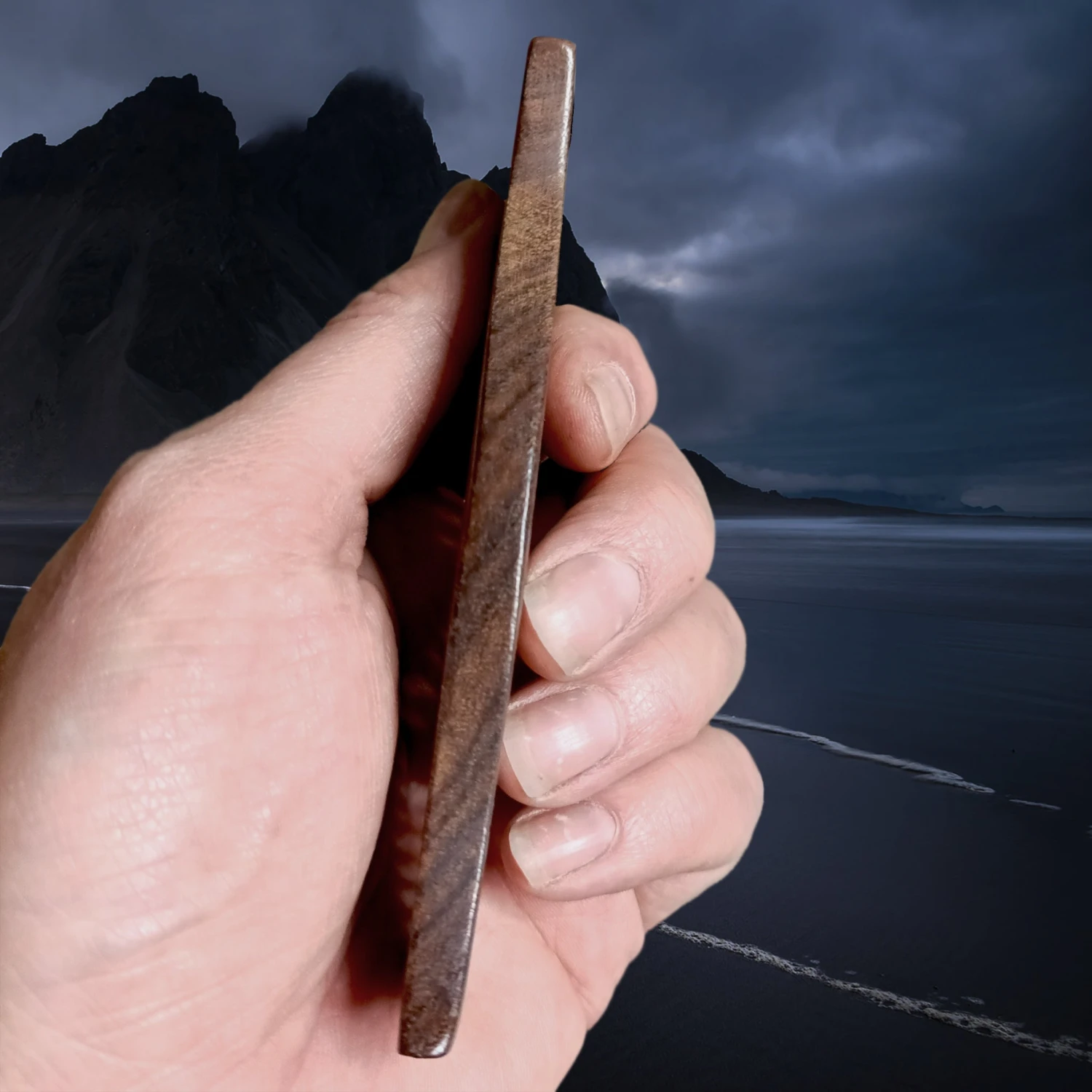 Decorated Wood Viking Comb 2 Decorated Wood Viking Comb - Image 2