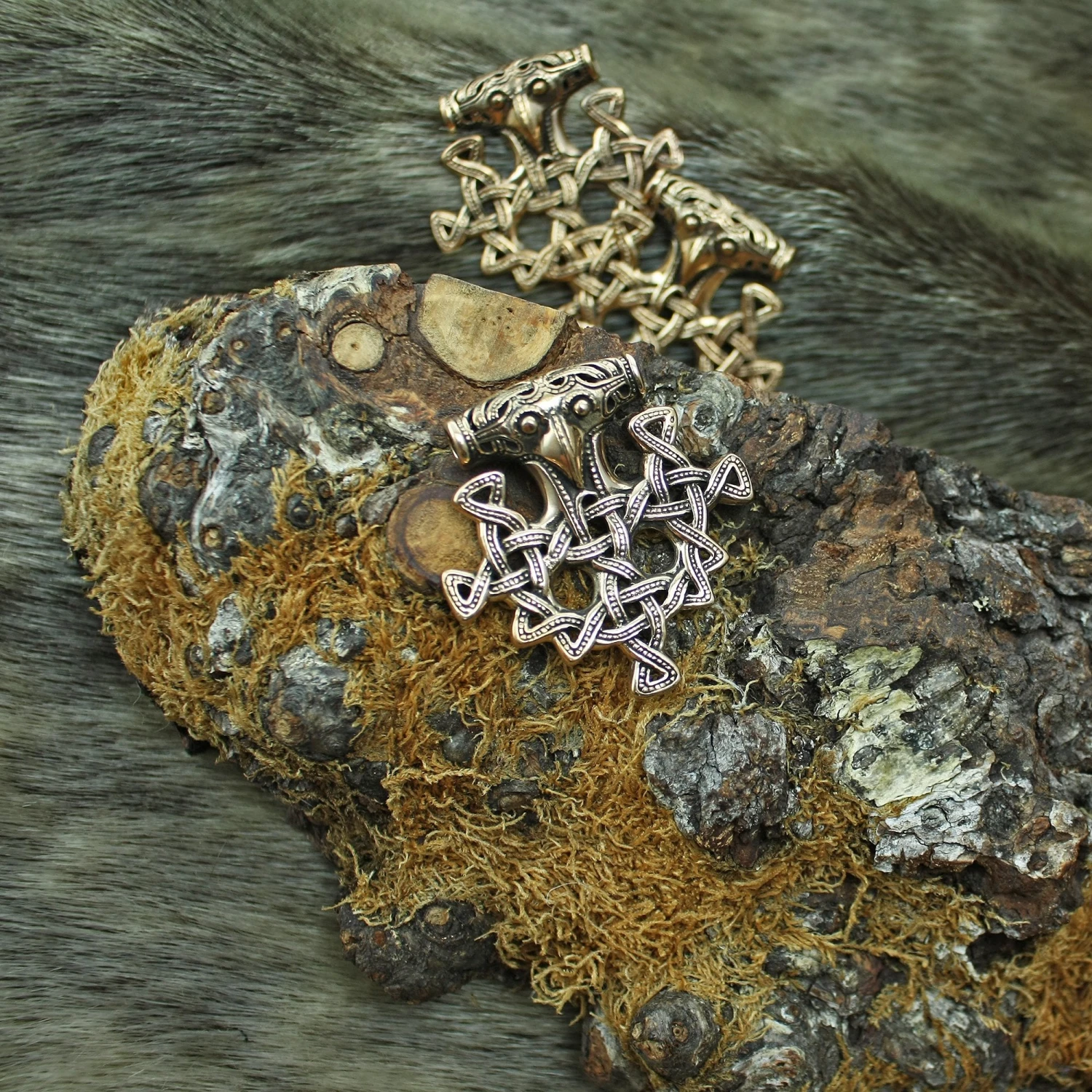 Bronze Hiddensee Replica Thors Hammer Pendant 4 Bronze Hiddensee Replica Thors Hammer Pendant - Image 4