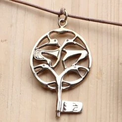 Bronze Large Round Viking Key Pendant From Uppakra -The Viking Dragon Shop sn bronze large viking key pendant from Uppakra