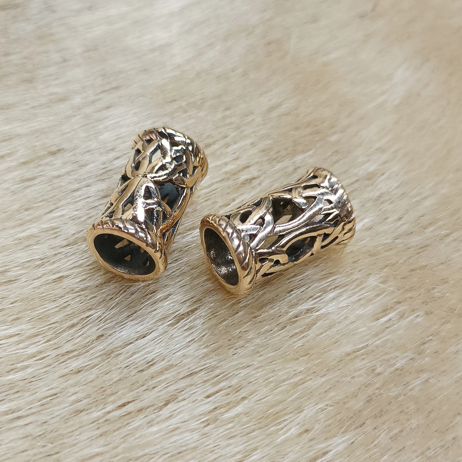 Medium Openwork Viking Beard Ring 1 Medium Openwork Viking Beard Ring