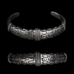 Silver Viking Bracelet From Falster -The Viking Dragon Shop sn danish bracelet silver