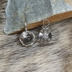 Small Silver Gotland Crystal Ball Pendant