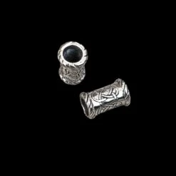 Small Knotwork Viking Beard Ring 8 Small Knotwork Viking Beard Ring -The Viking Dragon Shop sn silver knotwork viking beard rings small size