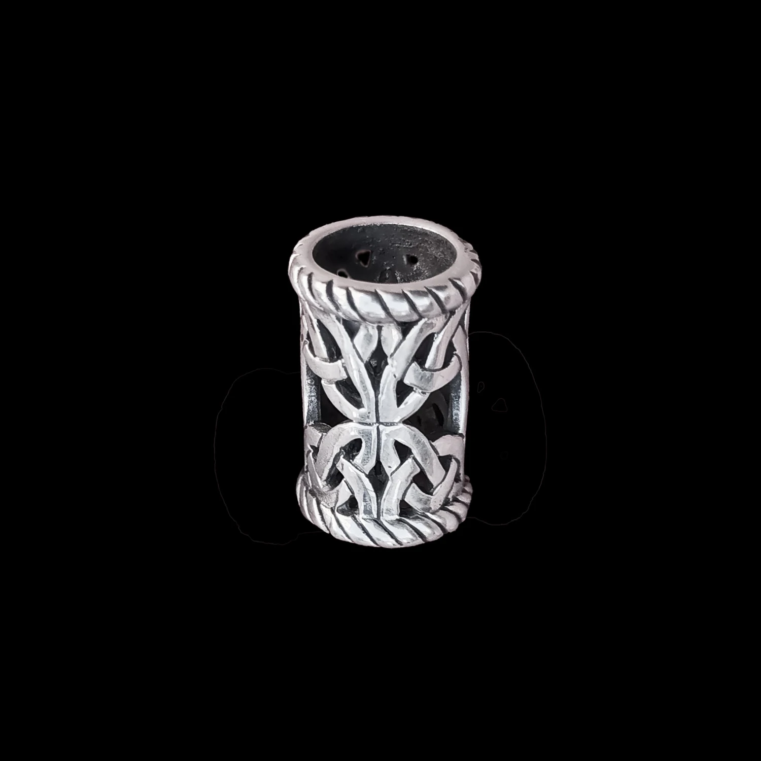 Medium Openwork Viking Beard Ring 5 Medium Openwork Viking Beard Ring - Image 5