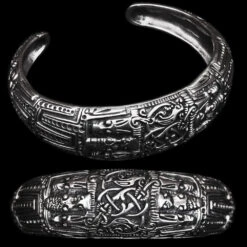 Silver Viking Arm Ring From Novgorod -The Viking Dragon Shop sn silver novgorod arm ring
