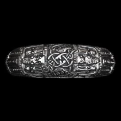 Silver Viking Arm Ring From Novgorod -The Viking Dragon Shop sn silver novgorod arm ring front