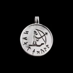 Silver Skadi Ull Viking Pendant -The Viking Dragon Shop sn silver skadi ull viking pendant a6ef8dca 295f 4ee7 b1a0 d2fff55a41e1