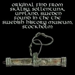 Bronze Replica Viking Needle Case From Sweden -The Viking Dragon Shop viking needle case original find from the museum of sweden