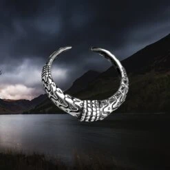 Silver Viking Replica Ring From Falster -The Viking Dragon Shop wl silver falster viking ring medium