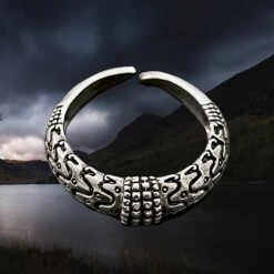 Silver Viking Replica Ring From Falster
