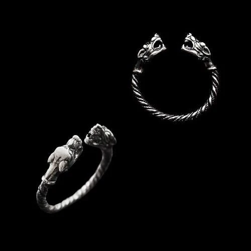 Silver Twisted Ferocious Wolves Ring 2 Silver Twisted Ferocious Wolves Ring - Image 2